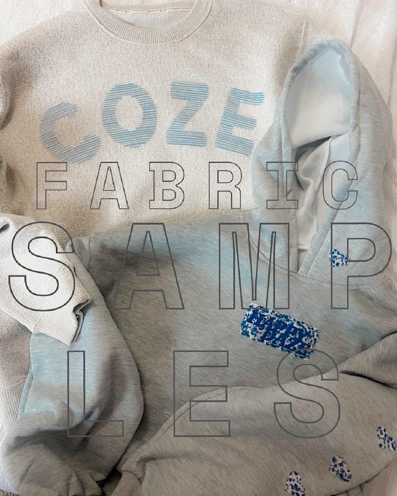 Fabric Hoodies & Crews *SAMPLES*