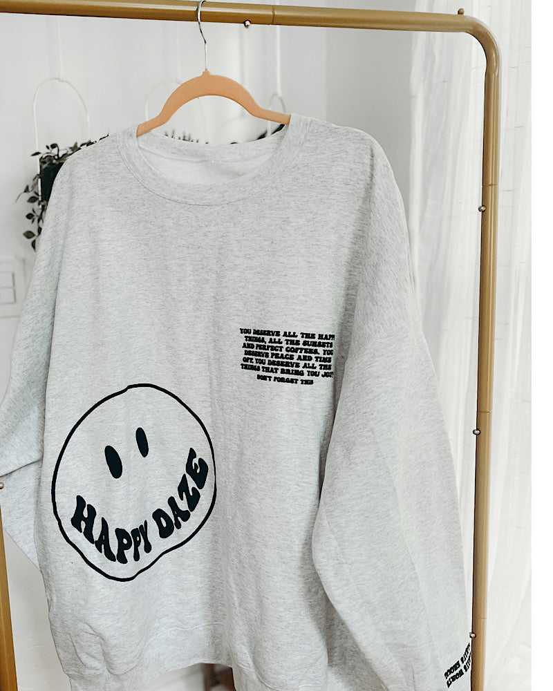 Logo Crewneck Vintage Grey