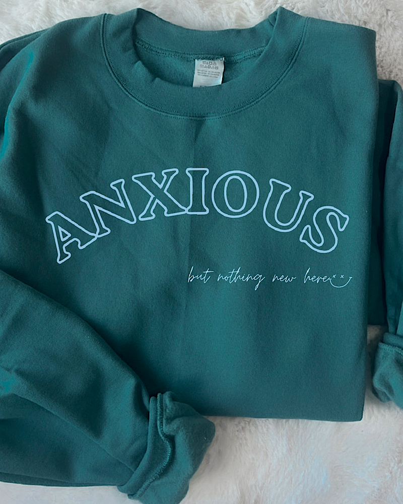 Anxious Luxe Oversized Crew