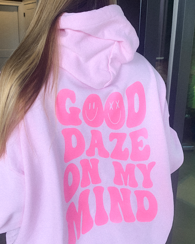 The Pink Happy Thoughts Hoodie