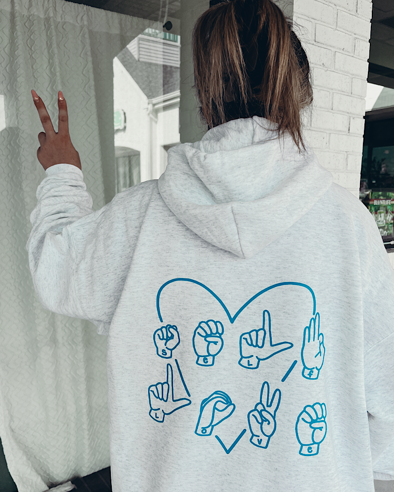 ASL Grey Hoodie